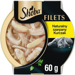Produktbild von SHEBA Filets mit Huhn in Soße Nassfutter für Katzen z kurczakiem w sosie 60 g