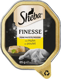 Produktbild von Sheba Finesse Feine Pastete 85 Gramm Katzennassfutter 44 x 85 Gramm Huhn