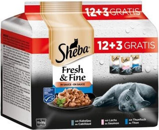 Produktbild von Sheba Fresh&Fine in Sauce 15x50g