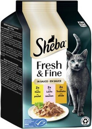 Produktbild von Sheba Fresh & Fine Nassfutter Katze Adult - 36 x 50 g