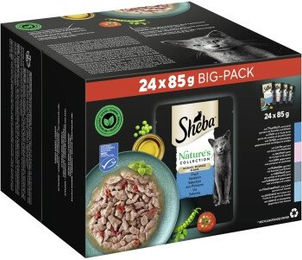 Sheba Nature's Collection Fisch Variation in Sauce - 24 x 85 g – Bild 1 von 3