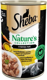 Produktbild von SHEBA Nature's Collection Geflügelcocktail mit Leber und Fischöl für Katzen - 400 g