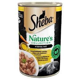 Produktbild von Sheba Nature's Collection Geflügelcocktail mit Leber und Fischöl für Katzen - 12 x 400 g