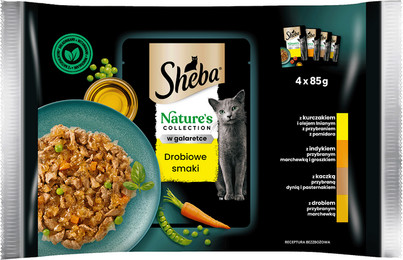 Produktbild von Sheba Nature's Collection Geflügelgeschmack Nassfutter für Katzen - 20 x 85 g