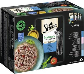 Sheba Nature's Collection in Sauce Fisch Variation - 12 x 85 g – Bild 1 von 3