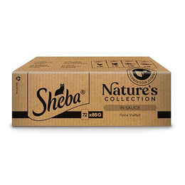 Produktbild von Sheba Nature's Collection Katzennassfutter in Sauce - 72 x 85 g