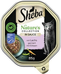 Produktbild von Sheba Nature´s Collection Lachs mit Erbsen - 22 x 85 g