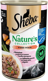 Produktbild von Sheba Nature's Collection Nassfutter mit Lachs, Süßkartoffeln und grünen Bohnen - 6 x 400 g