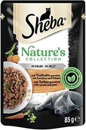 Produktbild von Sheba Natures Collection in Gelee mit Truthahn - 28 x 85 g