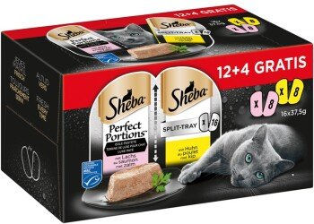 Produktbild von Sheba Perfect Portions 16x37,5g Lachs und Huhn