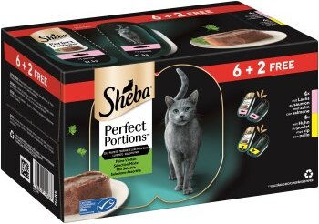 Produktbild von Sheba Perfect Portions 4x 16x37,5 g Lachs und Huhn