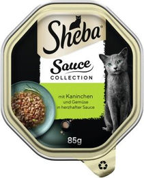Sheba Sauce Collection mit Kaninchen und Gemüse in Sauce - 22 x 85 g – Bild 1 von 3