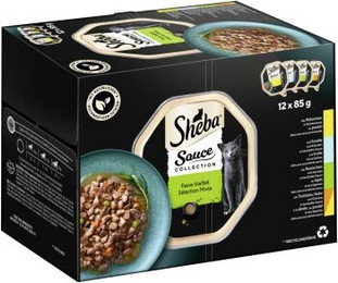 Produktbild von SHEBA® Schale Sauce Collection Katzenfutter - 48 x 85 g