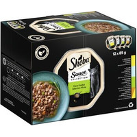 Produktbild von SHEBA® Schale Sauce Collection Katzenfutter - 48 x 85 g
