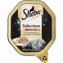 Produktbild von Sheba Schale Selection in Sauce Poulardenhäppchen - 22 x 85 g