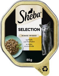 Produktbild von Sheba Selection in Sauce Kalb und Truthahn - 22 x 85 g
