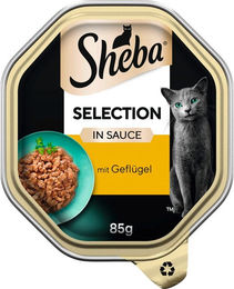 Sheba Selection in Sauce mit Geflügelhäppchen - 22 x 85 g – Bild 1 von 9