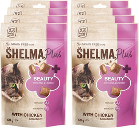 Produktbild von Shelma Schönheit mit Huhn & Lachs - 8 x 60 g