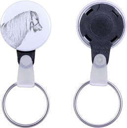 Produktbild von Shetland Pony - unique keychain with a horse picture, handmade product, light and handy pendant from Art-Dog brand