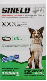 Produktbild von Shield On Zeckenhalsband Antiparasitenhalsband für mittelgroße Hunde - 60 cm