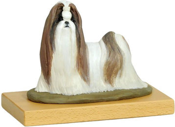 Produktbild von Shih Tzu Chrysanthemum Dog I - handbemalte Figur
