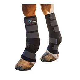 Shires ARMA Deluxe Mud Socks Turnout Wraps Cob Black – Bild 1 von 2