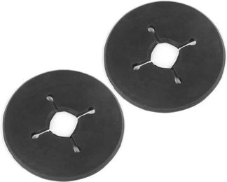 Produktbild von Shires Gebissscheiben Einheitsgröße schwarz