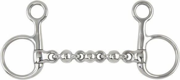 Produktbild von Shires Hanging Cheek Waterford Mundstück Bradoon Trense 15,2 cm Silber - 15,2 cm