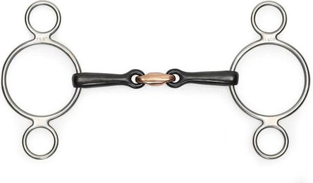 Produktbild von Shires Sweet Iron Three Ring Gag mit Lozenge Gebiss 15,2 cm - 15,2 cm