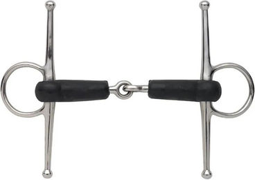 Produktbild von Shires Weichgummi-Knebel-Trense einfach gebrochen 5.5 Zoll