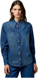 Produktbild von Shirt Yoke Denim Sparkle Blue