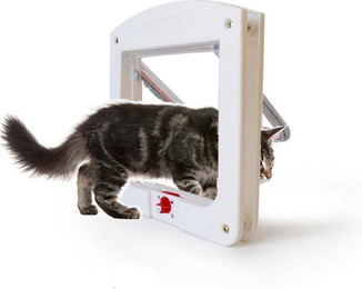 Produktbild von Sicherheits-Klappe für Haustiertür braun