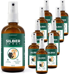 Produktbild von Silberkraft Fellpflege Kolloidales Silberspray - 10 x 100 ml