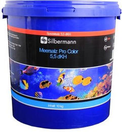 Silbermann Meersalz pro Color 5,5 KH für Meerwasseraquarium - 10 kg – Bild 1 von 2