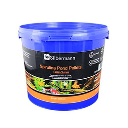 Produktbild von Silbermann Spirulina Teichfutter Pellets 3 mm - 5 kg