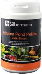 Produktbild von Silbermann Spirulina Teichfutter Pellets 6 mm - 1 kg