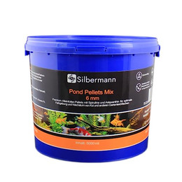 Produktbild von Silbermann Teichfutter Pellets schwimmend - 5 l