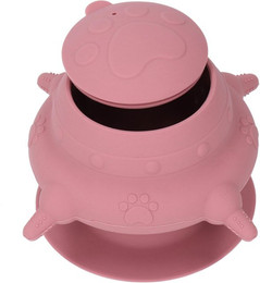 Produktbild von Silikon Welpenmilchspender 4 Sauger Kleine Welpen Aufzuchtstation für Kätzchen Mehrere Welpen Rosa rosa