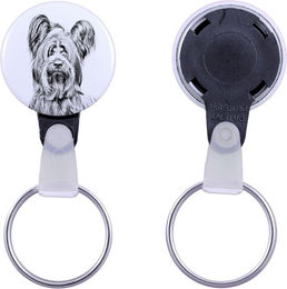 Produktbild von Silky Terrier - keychain with a dog portrait, pendant with the brand's own Art-Dog graphics