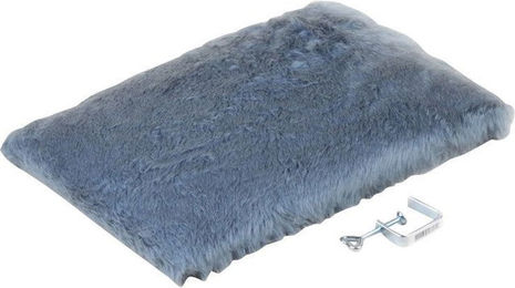 Produktbild von Silvio Design Katzen-Fensterliege Jacquard Plüsch blau