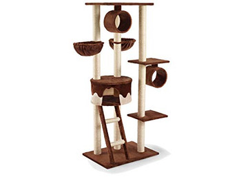 Produktbild von Silvio Design Katzen-Kratzbaum Merlin zweifarbig braun-beige