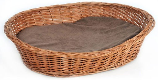 Produktbild von Silvio Design Ruhekorb mit Kissen Weide natur, Kissen braun