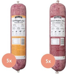 Produktbild von Simple BARF Menüs Rind & Huhn - 10 x 1 kg