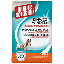 Produktbild von Simple Solution Einweg-Hundewindeln L