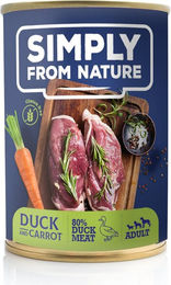 Produktbild von SIMPLY FROM NATURE Ente mit Karotte - 3 x 400 g