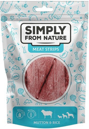 Produktbild von SIMPLY FROM NATURE Fleischstreifen mit Hammelfleisch und Reis für Hunde - 80 g