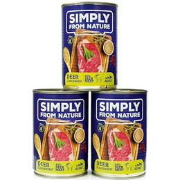 Produktbild von SIMPLY FROM NATURE Hirsche mit Buchweizen - 3 x 400 g