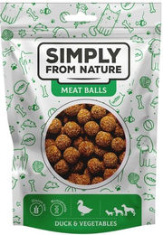 Produktbild von Simply from Nature Meat Balls Bällchen mit Ente und Gemüse für Hunde - 80 g