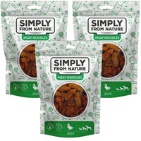 Produktbild von SIMPLY FROM NATURE Meat Noodles Entenknödel für Hunde - 3 x 80 g