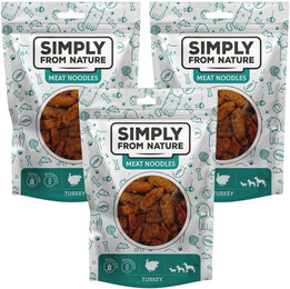 Produktbild von Simply from Nature Meat Noodles Putenknödel für Hunde - 3 x 80 g